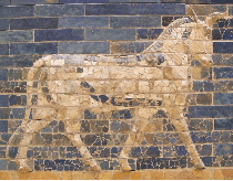 Figure 3: Bull representing Adad from the Ištar Gate of Babylon